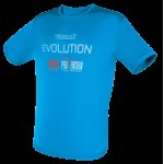 Evolution T-Shirt XXS-4XL blau