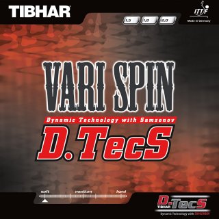 TT-Belag VARI SPIN D.TecS rot