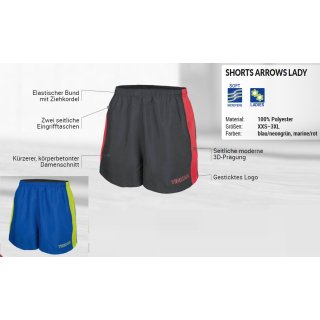 ARROWS LADY Shorts marine/rot XXS-3XL