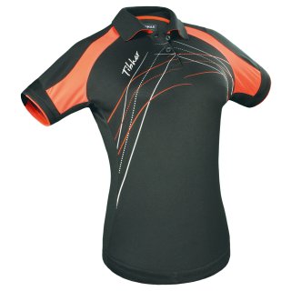 GRIP Hemd  Lady  schwarz/neonorange/wei&szlig; XXS-3XL