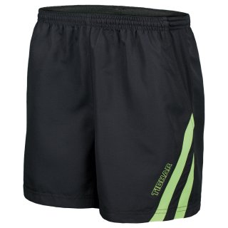 Stripe Shorts schwarz/neon gr&uuml;n 5XS-5XL