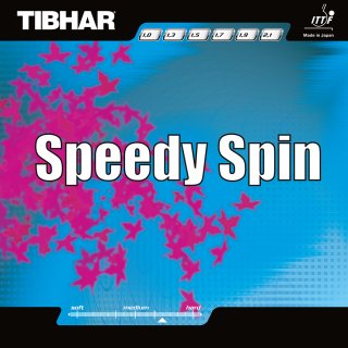 TT-Belag SPEEDY SPIN schwarz