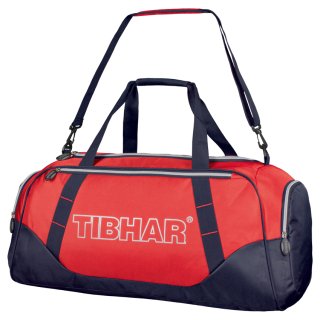 Sporttasche DeLuxe marine/rot