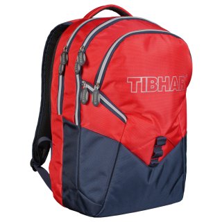 Rucksack DeLuxe marine/rot