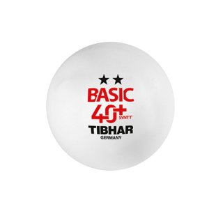 TT-B&auml;lle TIBHAR BASIC ** 40+ SYNTT, 6er wei&szlig;